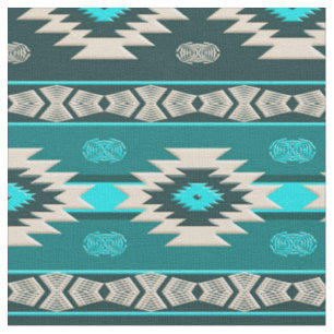 Southwestern ethnic tribal pattern. fabric