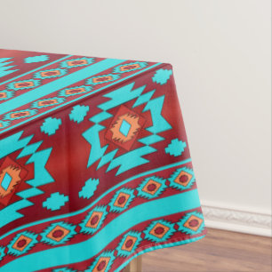 Southwestern ethnic tribal pattern. tablecloth