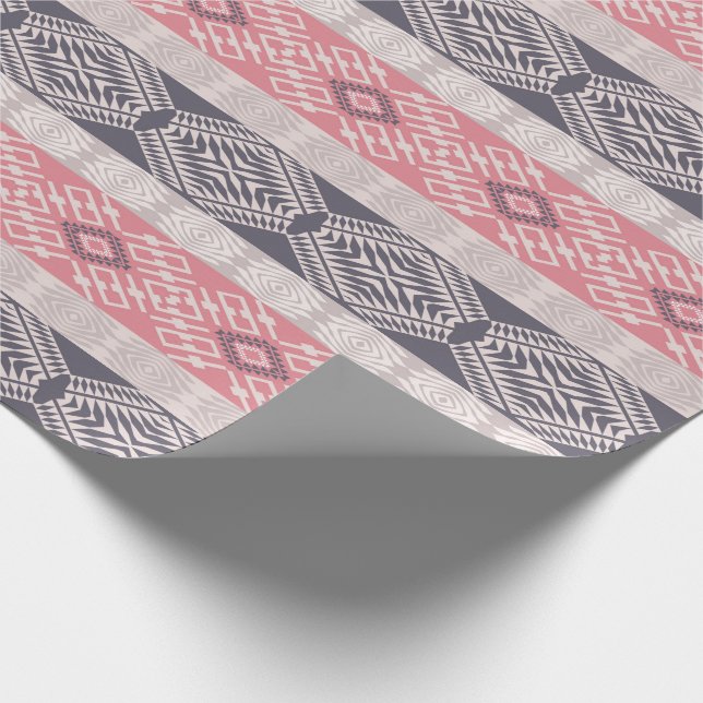 Southwestern ethnic tribal pattern. wrapping paper (Corner)