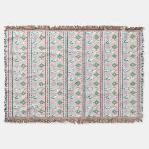 Southwestern Feathrs Ethnic Throw Blanket