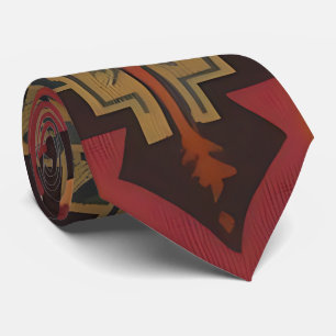 Southwestern Inspired Abstract Neck Tie