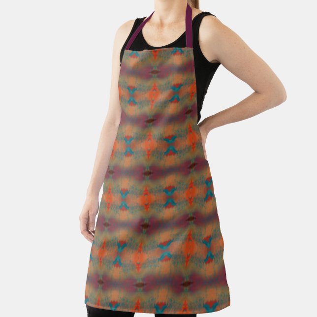 Southwestern Inspired Art Abstract Pattern Apron (Insitu)