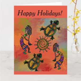SOUTHWESTERN KOKOPELLI  ART     CARD