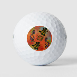 SOUTHWESTERN KOKOPELLI ART GOLF BALLS