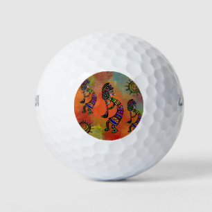 SOUTHWESTERN  KOKOPELLI ART       GOLF BALLS