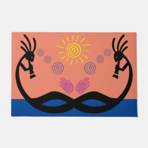 Southwestern Kokopelli Doormat
