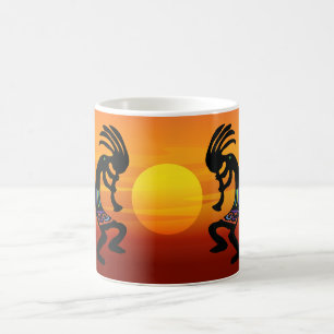 Southwestern Kokopelli Sunset Coffee Mug