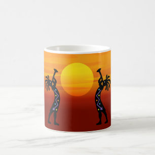 Southwestern Kokopelli Sunset Coffee Mug
