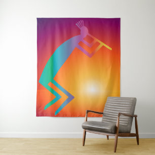 Southwestern Kokopelli Tapestry