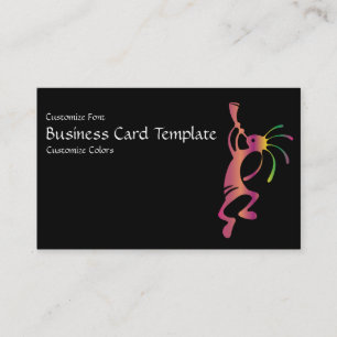 Southwestern Logo Kokopelli Business Card
