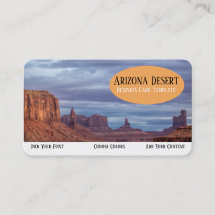 Southwestern Monument Valley Arizona Business Card