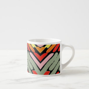 Southwestern Multicolored Pattern Espresso Cup