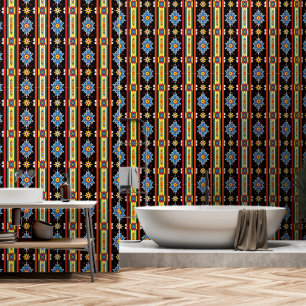 Southwestern Native American Pattern Wallpaper