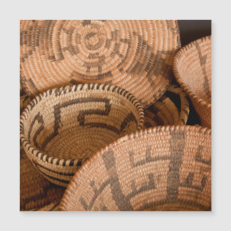 Southwestern Native American Woven Baskets Poster