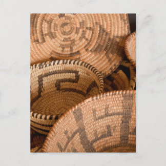 Southwestern Native American Woven Baskets Poster Postcard