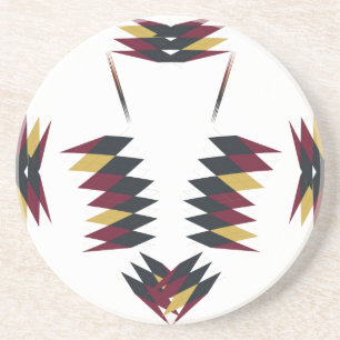 Southwestern Native Art Pattern Coaster