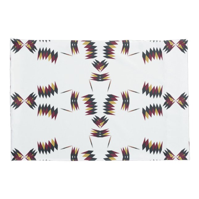 Southwestern Native Art Pattern Pillowcase (Back-Right)