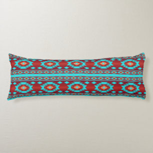 Southwestern navajo ethnic tribal pattern. body cushion