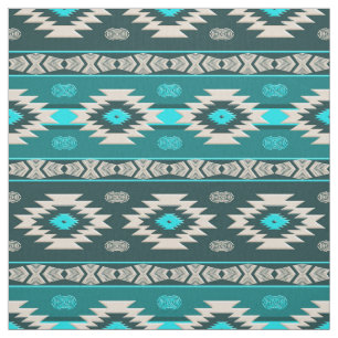Southwestern navajo ethnic tribal pattern. fabric