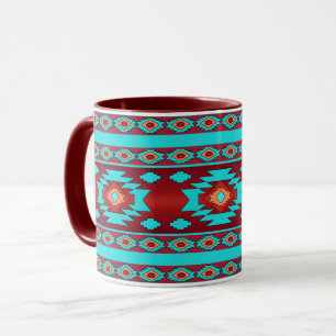 Southwestern navajo ethnic tribal pattern. mug