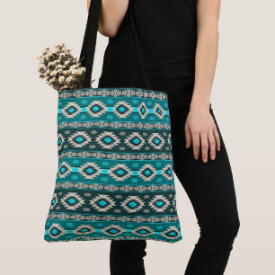Southwestern navajo ethnic tribal pattern. tote bag