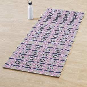 Southwestern navajo ethnic tribal pattern. yoga mat
