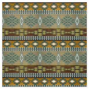 Southwestern navajo tribal pattern fabric