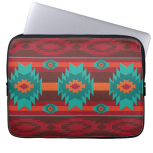 Southwestern navajo tribal pattern laptop sleeve