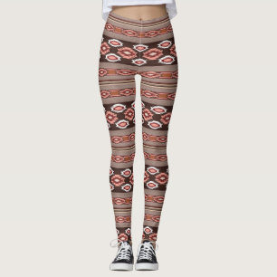 Southwestern navajo tribal pattern leggings