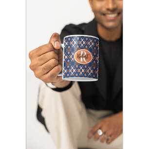 Southwestern Oasis Aztec Geometric Coffee Mug
