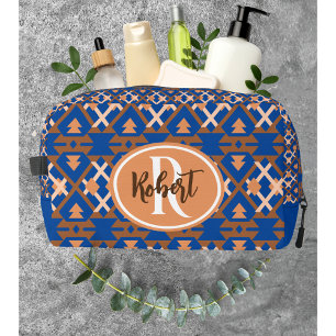 Southwestern Oasis Aztec Geometric Dopp Kit