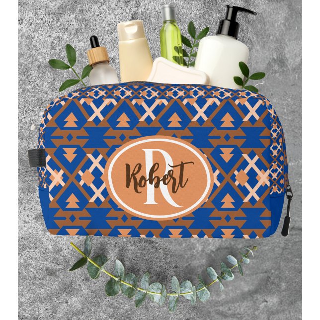 Southwestern Oasis Aztec Geometric Dopp Kit (Creator Uploaded)