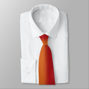 Southwestern Orange And Red Racing Stripes Tie