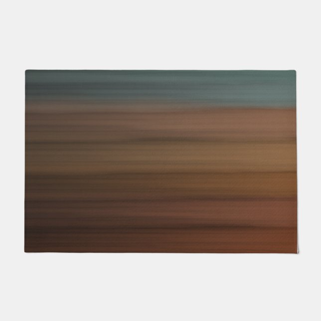 Southwestern Painted Desert Faux Wood Doormat (Front)