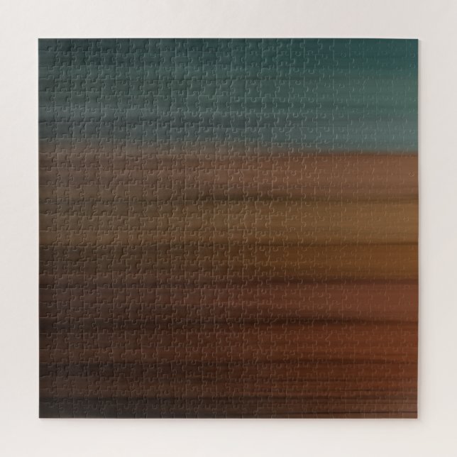 Southwestern Painted Desert Faux Wood Jigsaw Puzzle (Vertical)