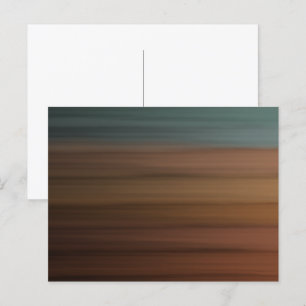 Southwestern Painted Desert Faux Wood Postcard