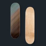 Southwestern Painted Desert Faux Wood Skateboard<br><div class="desc">Southwestern Painted Desert artwork design image by TheFabricSeal at Zazzle. This gorgeous digital graphic art illustration features a faux wooden surface airbrushed and watercolor painted layered horizontal stripes with beautiful colors inspired by the deserts of the magnificent Southwest. Color palette tones of black, brown, burgundy, red, rust, copper, terra cotta,...</div>