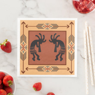 Southwestern Party Kokopelli Napkins