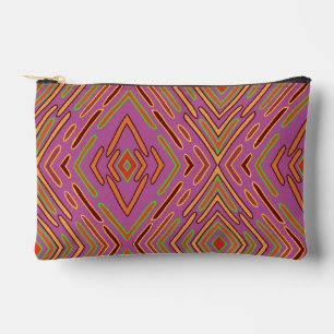 Southwestern Pink Pattern  Accessory Pouch