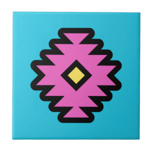 Southwestern Pop-Art Design Tile