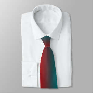 Southwestern Red And Turquoise Rainbow Stripes Tie