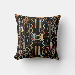 Southwestern Scratch Art Pattern  Cushion