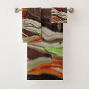 Southwestern Skies Abstract Art Bath Towel Set