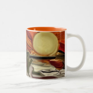 Southwestern Skies Abstract Art Two-Tone Coffee Mug