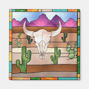 Southwestern Skull Magnet