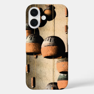 Southwestern Spiralled Clay Wind Chimes Still Life iPhone 16 Case
