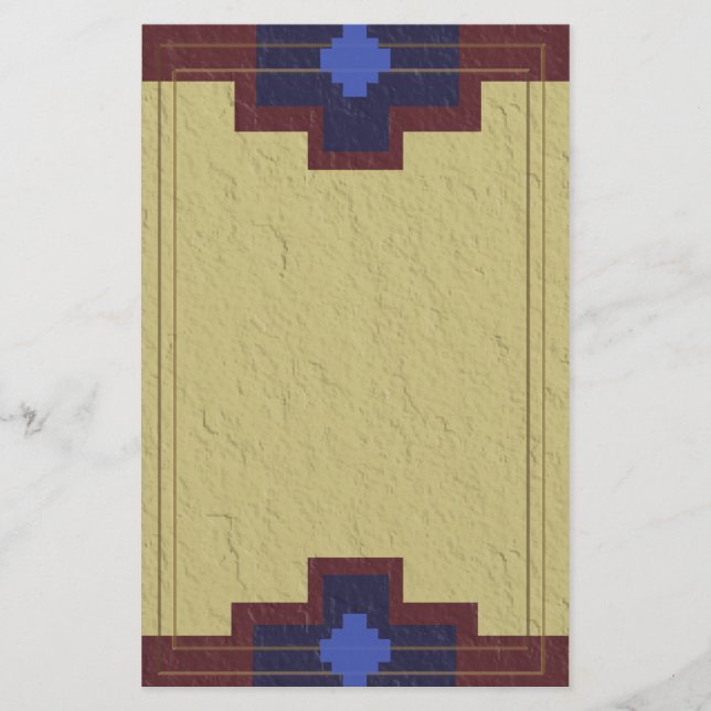 southwestern stucco stationery (Front)
