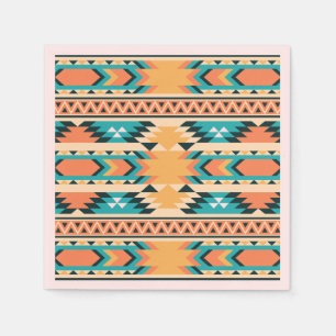 Southwestern Style Boho Pattern Napkin