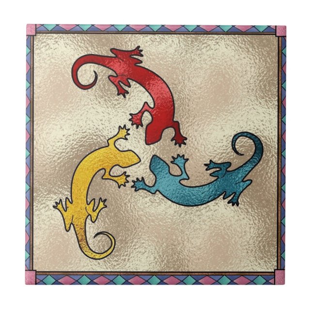 Southwestern Style Ceramic Tile (Front)