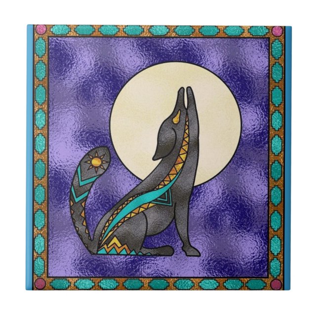 Southwestern Style Ceramic Tile (Front)